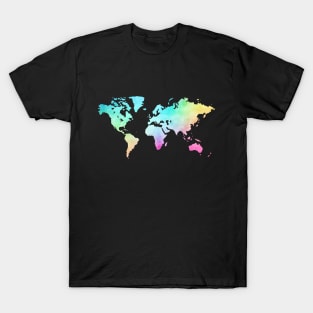 Colorful world map T-Shirt